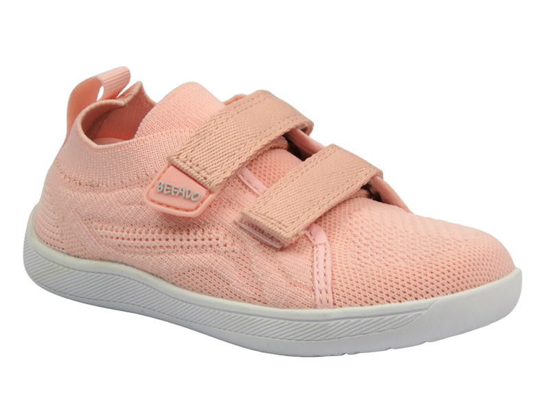 Tenisky, dětské bačkory na suchý zip - BEFADO 003Y012, růžové