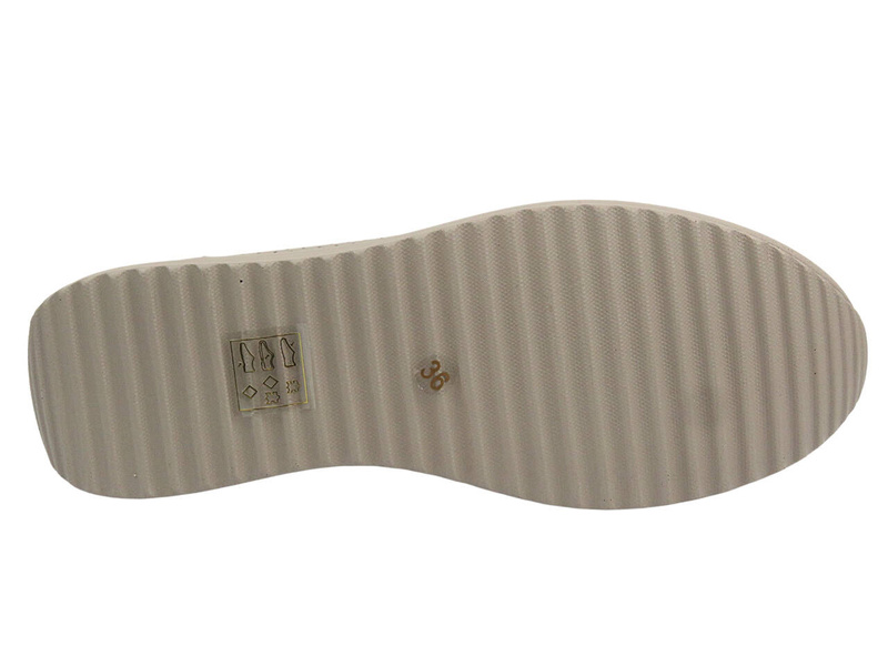 Dámské boty, mokasíny z přírodní kůže - VENEZIA 00104104-71, béžová