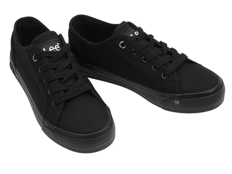 Pánské černé plátěné tenisky Lee 50251047.11A