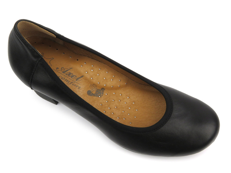 Dámské lodičky na klínku - AXEL KOSELA 1757, černá