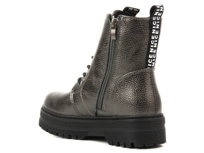 Teplé kozačky, kozačky pro děti a teenagery - MISS E 22DZ23-5257, šedá