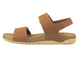 Pohodlné dámské sandály z přírodní kůže Inblu AA-1KU camel