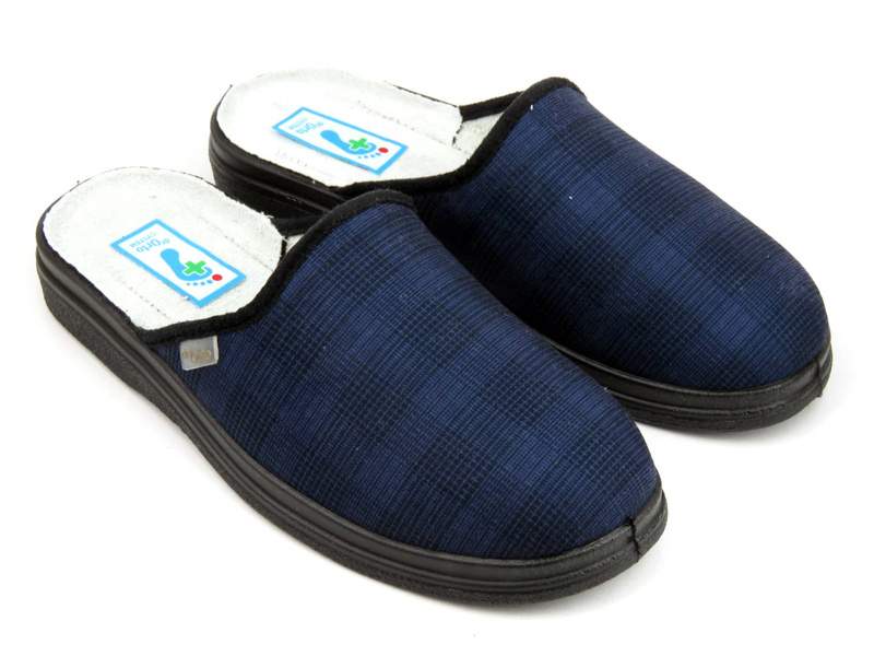 Pánské preventivní a zdravotní pantofle Befado Dr Orto 132M015, tmavě modrá