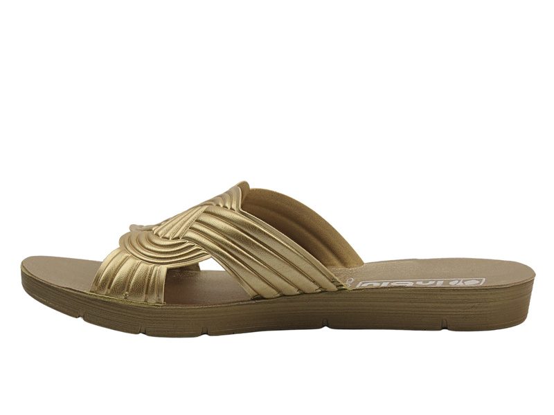 Dámské pantofle platinové INBLU ME-43 – Moderní design