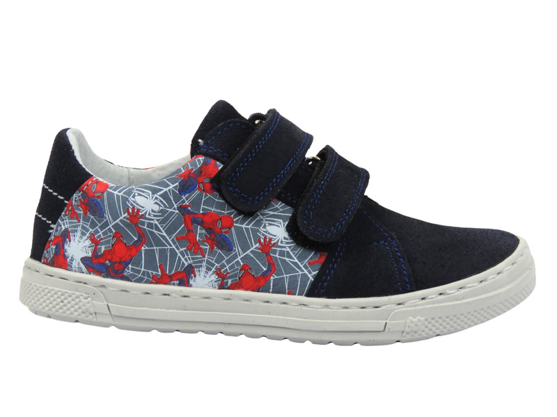 Dětské kotníkové boty, boty na suchý zip - Jamet 2213, tmavě modrá