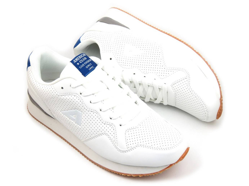 Pánská sportovní obuv - American Club FH21/22, bílá