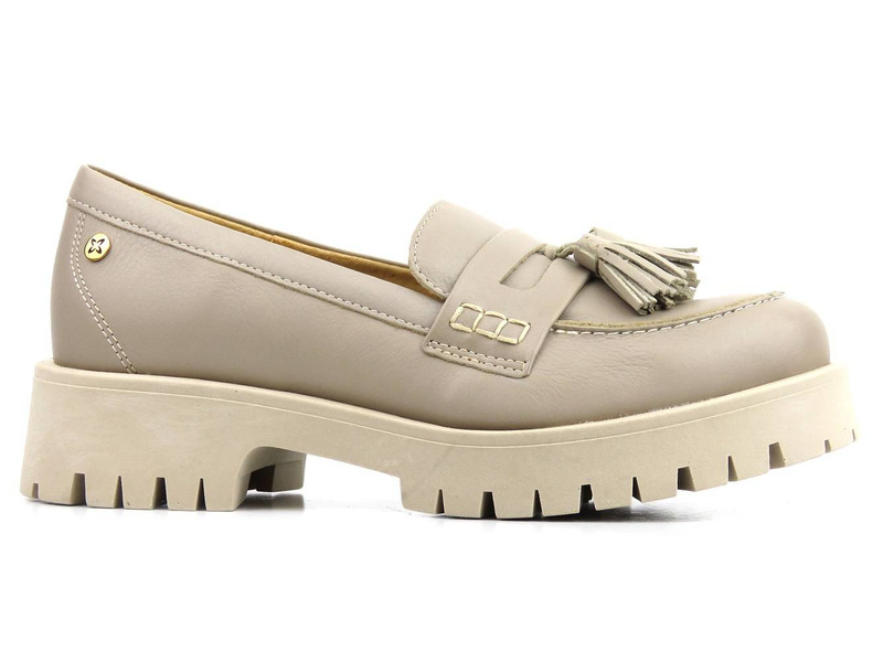 Béžové dámské boty a mokasíny Maciejka 05497