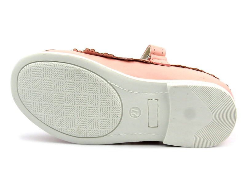 Dětské balerínky se zapínáním - AMERICAN XD 73/23, bílé