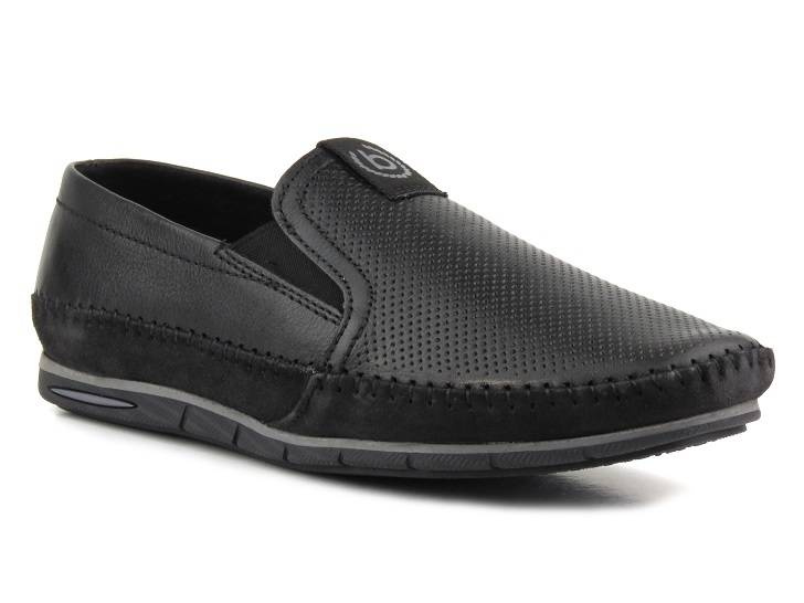 BUGATTI 321-A2X6E-1000 pánské nazouváky, černé