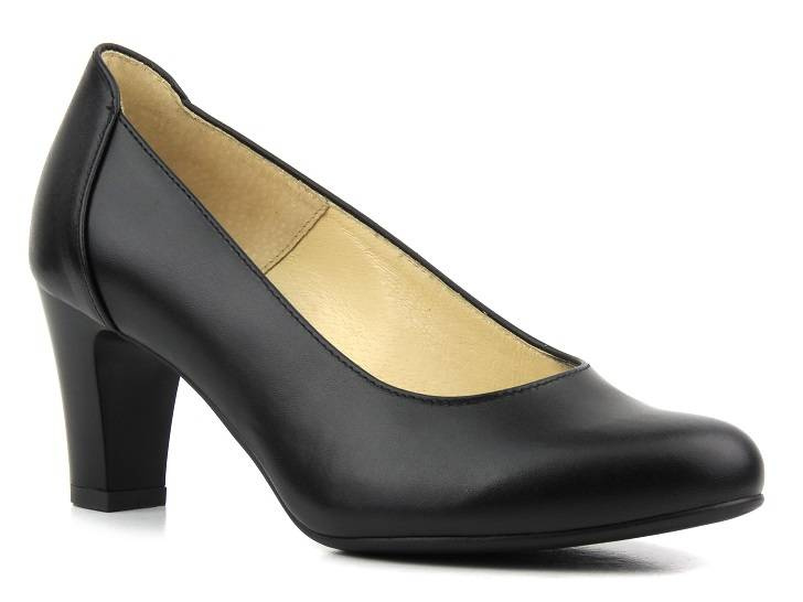 Klasické lodičky na vysokém podpatku - PESCO 1711, černé