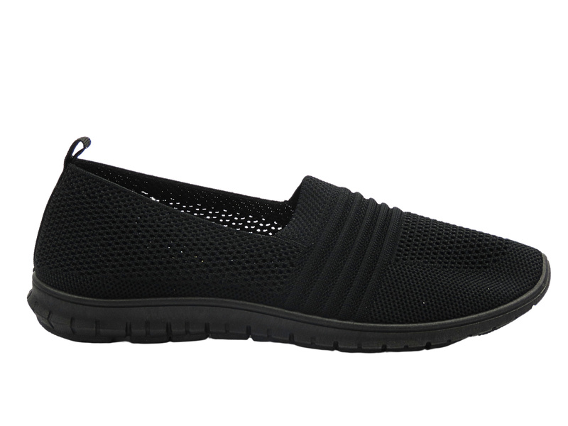 Dámské polobotky, espadrilky černé – News 25TX02-8850