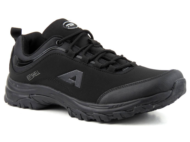 AMERICAN CLUB pánské trekingové kalhoty WT03/21(22), větruodolné, černé