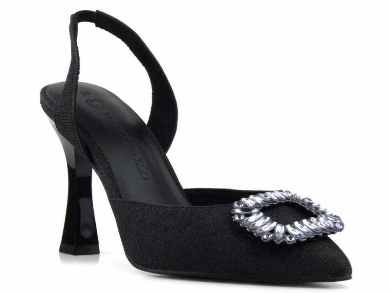 Dámské sandály na vysokém podpatku – Marco Tozzi 2-29607-20, černé