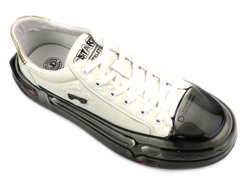 Moderní pánské tenisky - JOHN DOUBARE 9699, bílá