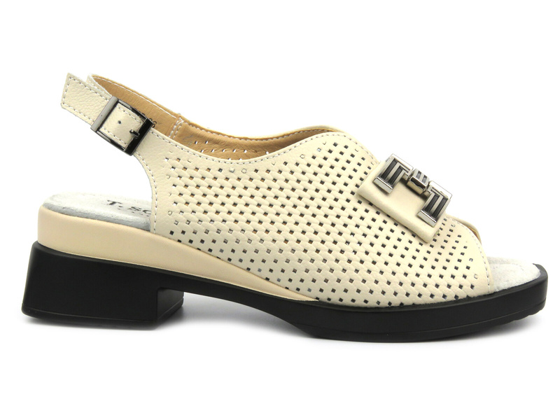 Dámské gladiátorské sandály - Sokolski KEN L24-622, béžové