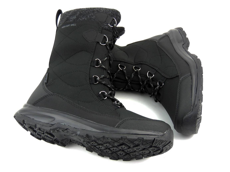 Vysoké trekingové, dámské sněhule DK TECH SoftShell 2105, černé