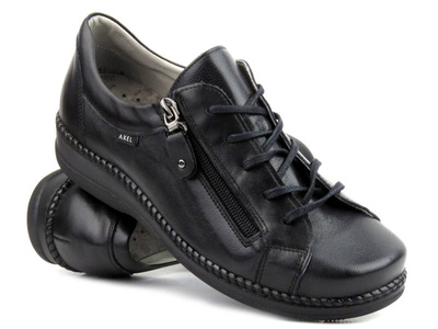 Pohodlná dámská obuv šíře H - AXEL 1814, černá