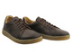 Barefoot kožené minimalistické pánské polobotky hnědé Helios Komfort 829