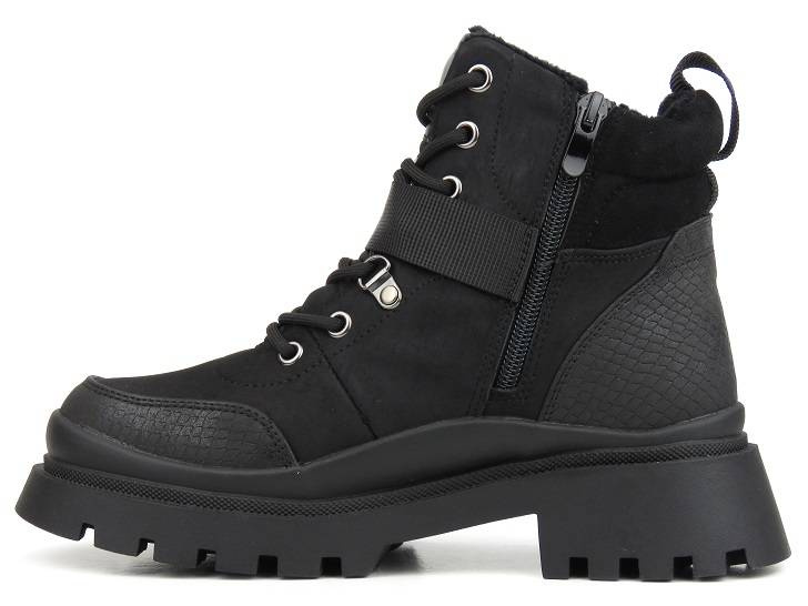 Černé kozačky, dámské kozačky - EVENTO 22BT35-5072