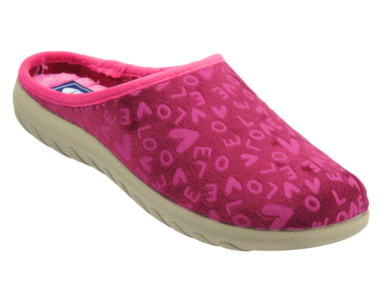 Měkké dámské domácí pantofle Inblu ET-32, vínové