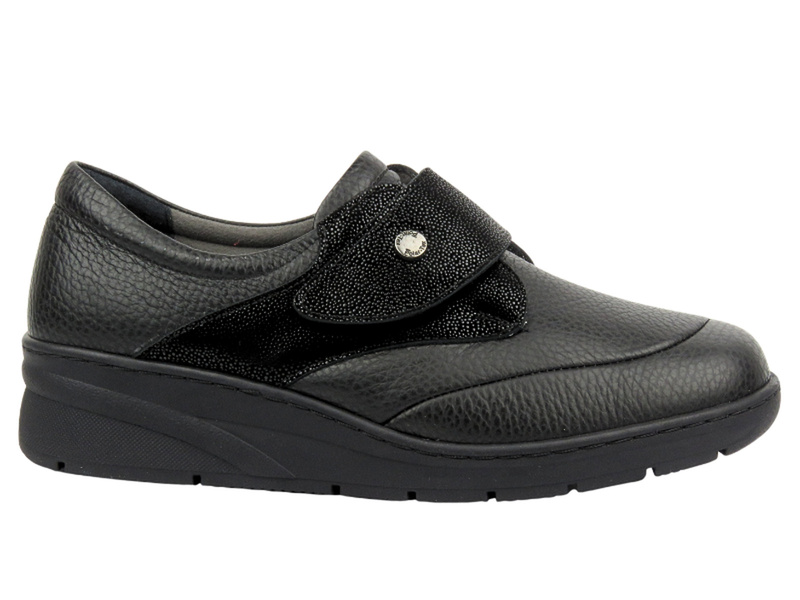 Dámská obuv se zvýšenou šířkou K - AXEL KOSELA 1705/9705, černá