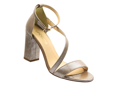 Elegantní dámské sandály na podpatku Venezia 26119, béžové