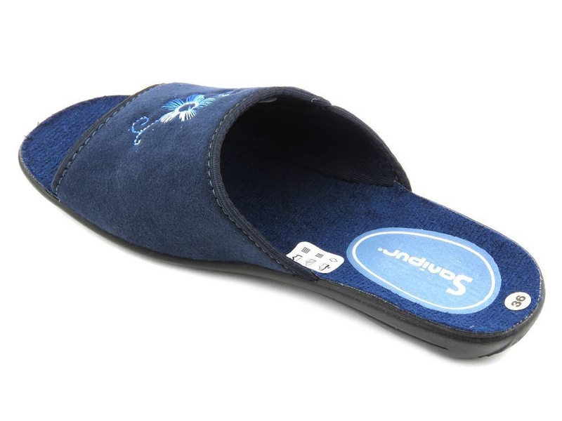SANIPUR 10-01 dámské pantofle, tmavě modrá