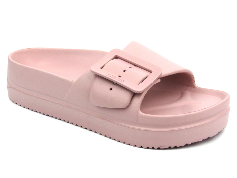 Dámské pěnové žabky s přezkou - Big Star NN274A663, růžové