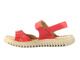 Měkké, pohodlné dámské sandály HELIOS Comfort 205S, červené