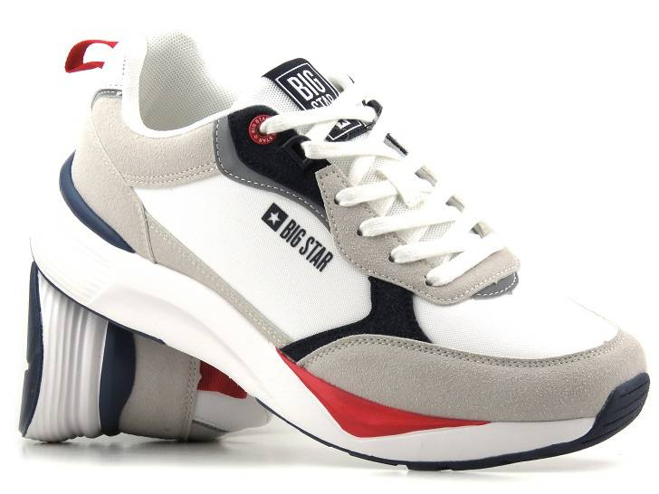 Pánská sportovní obuv BIG STAR LL174235, bílá