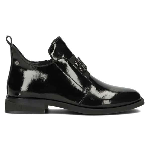 Dámské kožené kotníkové boty -Filippo DBT4763/23, černé