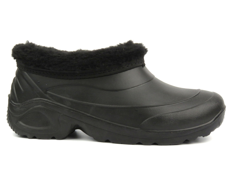 Teplé zimní holínky, sněhule pro seniory - REALPAKS ETGM-3, černé