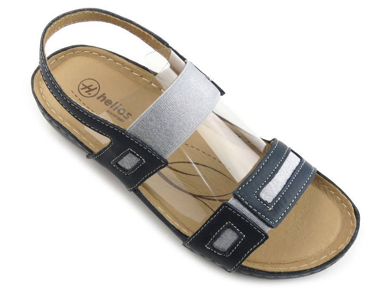 Dámské sportovní sandály Helios Komfort 271, tmavě modrá