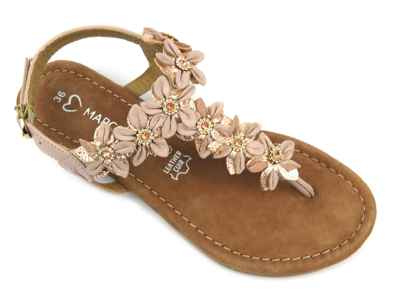 Dámské sandály, žabky - Marco Tozzi 2-28188-20, růžové II