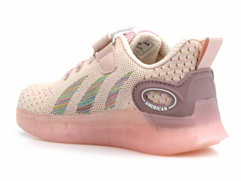Dětské sportovní boty, tenisky American Club RL 79/22, růžové
