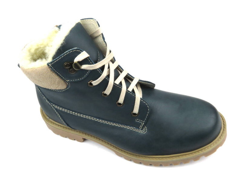 Trappery, pánské holínky s vlnou - HELIOS Komfort 822, zelené