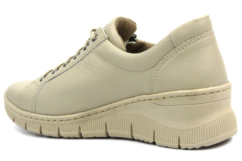 Dámské kožené boty - Waldi 1236, béžová