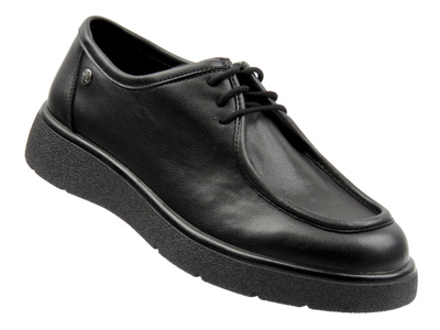 Dámské kožené polobotky černé Maciejka K7189-01/00-1