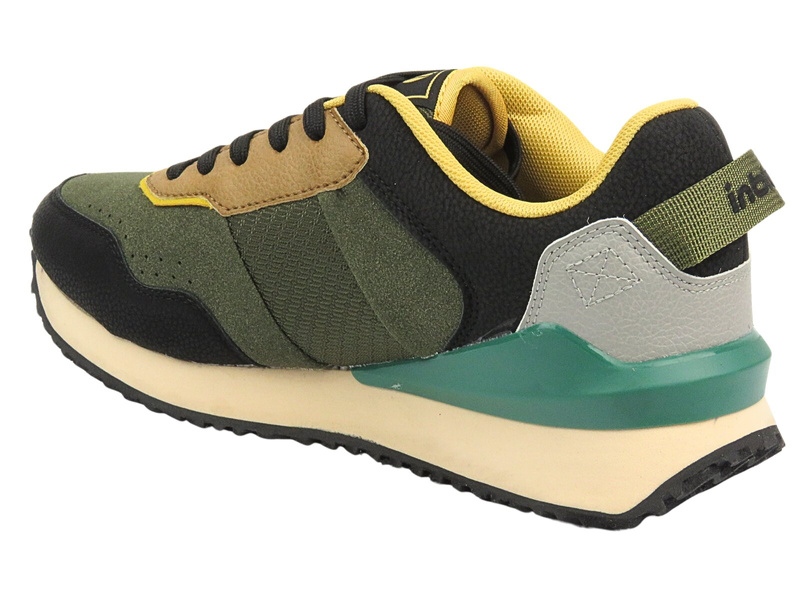 Zelené pánské sportovní boty na šněrování Inblu IU-15