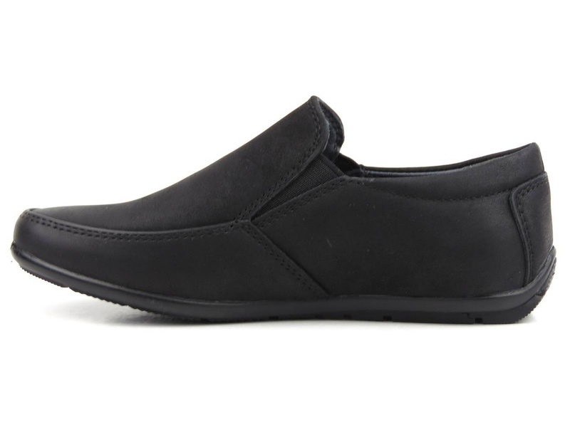 Společenská obuv pro chlapce, společná obuv - WOJTYŁKO 2099, černá