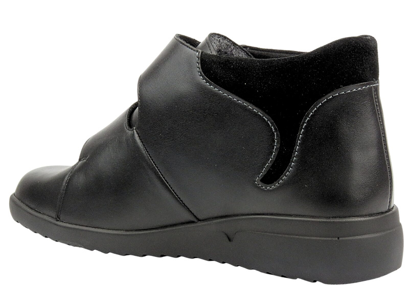 Dámské kotníkové boty vysokého střihu (H) - AXEL 4379, šedé