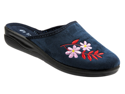 Pohodlné dámské pantofle modré INBLU CF-8