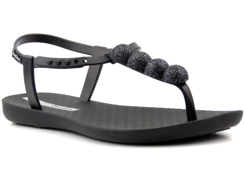 Elegantní dámské sandály s lesklými kuličkami - Ipanema 26751, černá