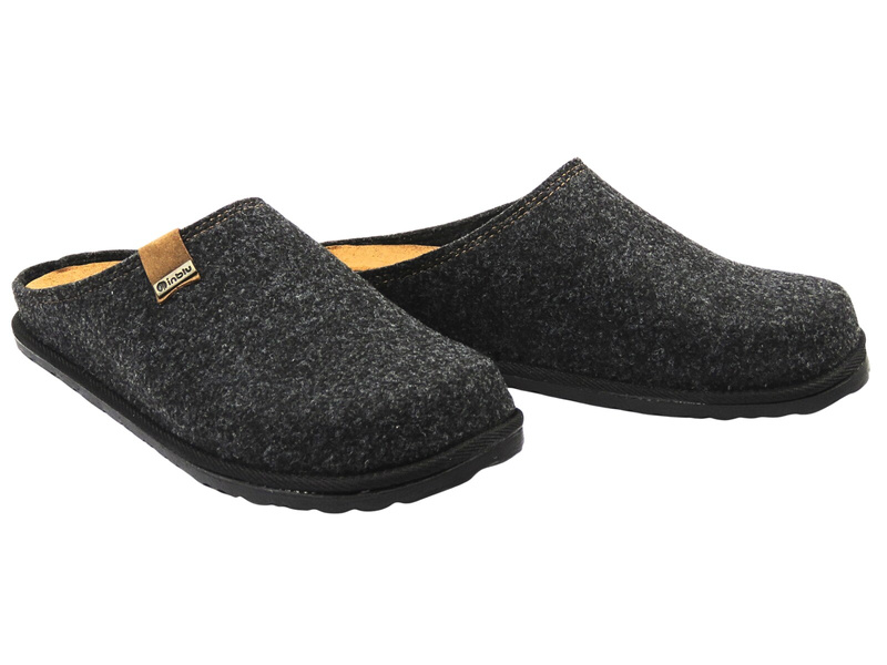 Pohodlné pánské pantofle INBLU SI-25, grafitové