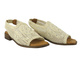 Dámské kožené sandály Nika Comfort 0117-13003, béžové