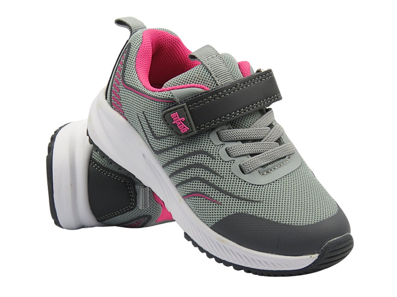 Sportovní obuv pro mládež - Befado 516Y156, Pink Velcro