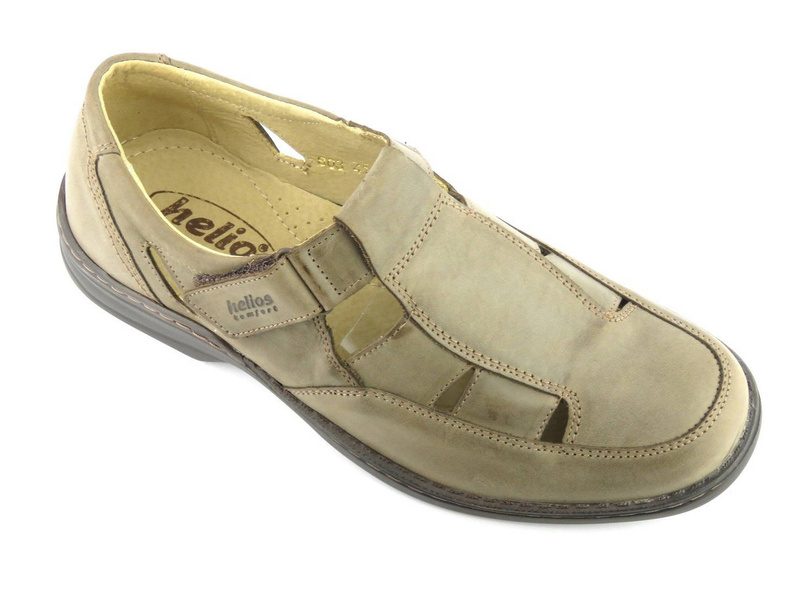 Vzdušné pánské boty z měkké kůže - Helios Komfort 803