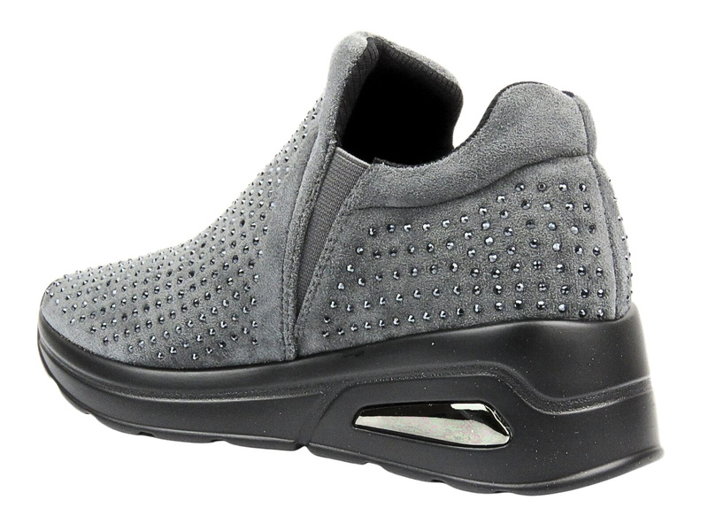 Dámské tenisky na platformě - INBLU IN-386, šedé