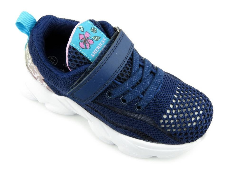 Dětská sportovní obuv, tenisky American Club ES 24/21, tmavě modrá