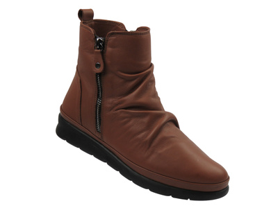 Dámské kotníkové boty Nika Komfort 0630-8057-20, hnědé